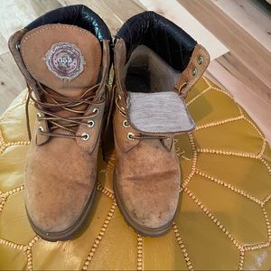 Timberland smart wool collar construction boots size 7.5 mens or womens 9